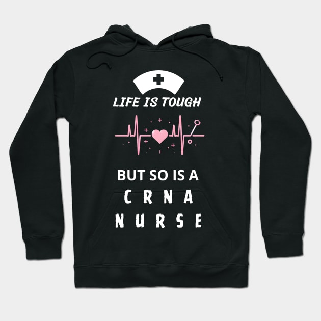 crna nurse strong gift idea Hoodie by vaporgraphic